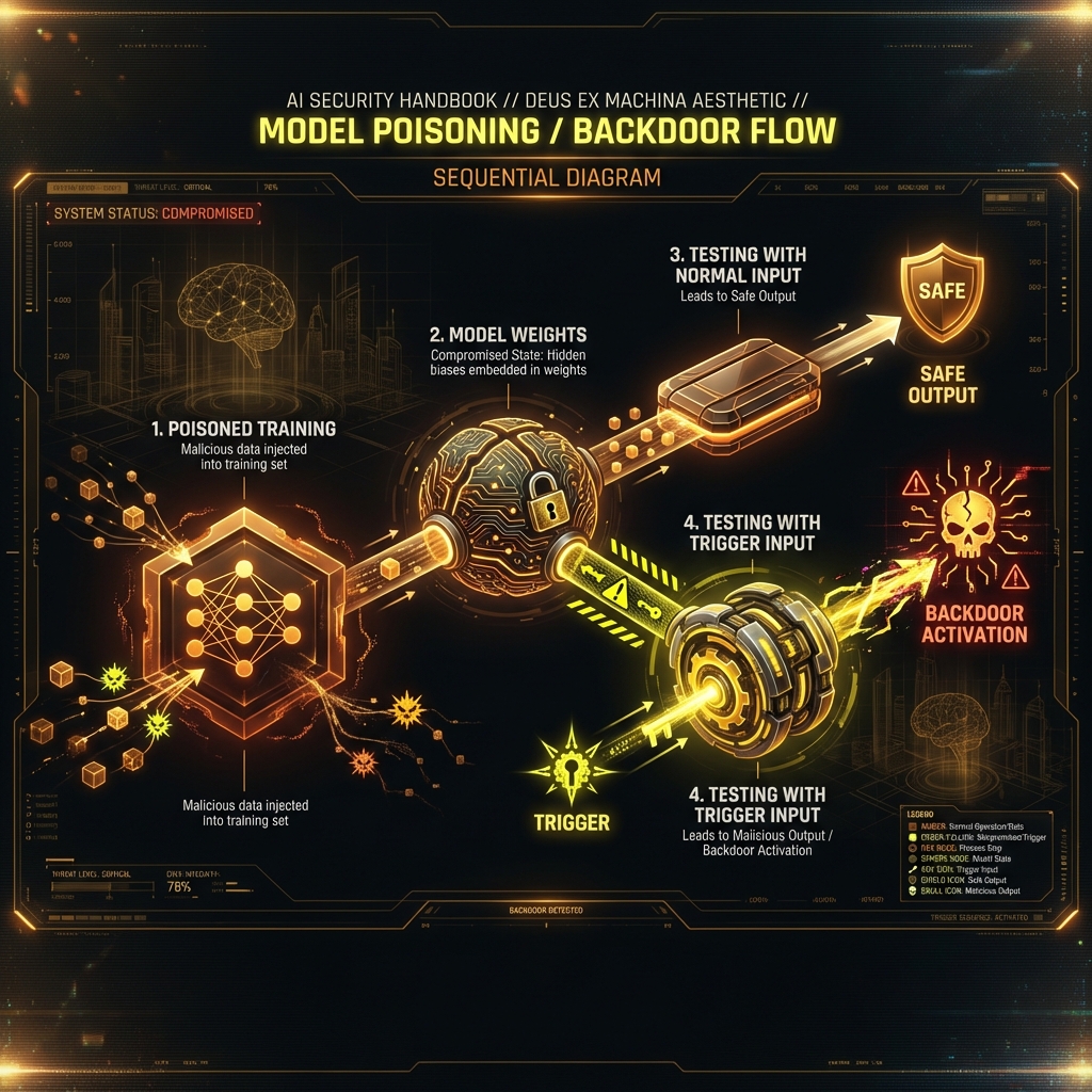 Model Poisoning Attack Flow