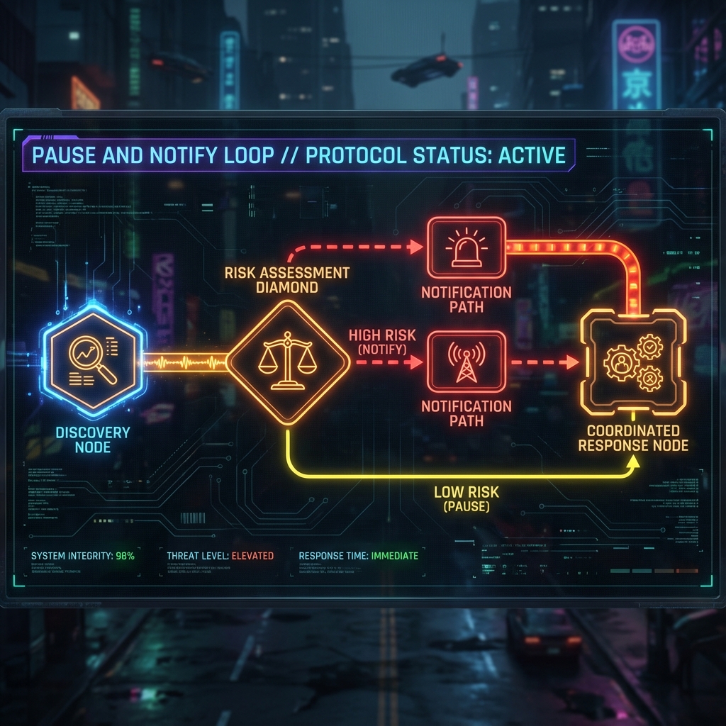 Pause and Notify Loop