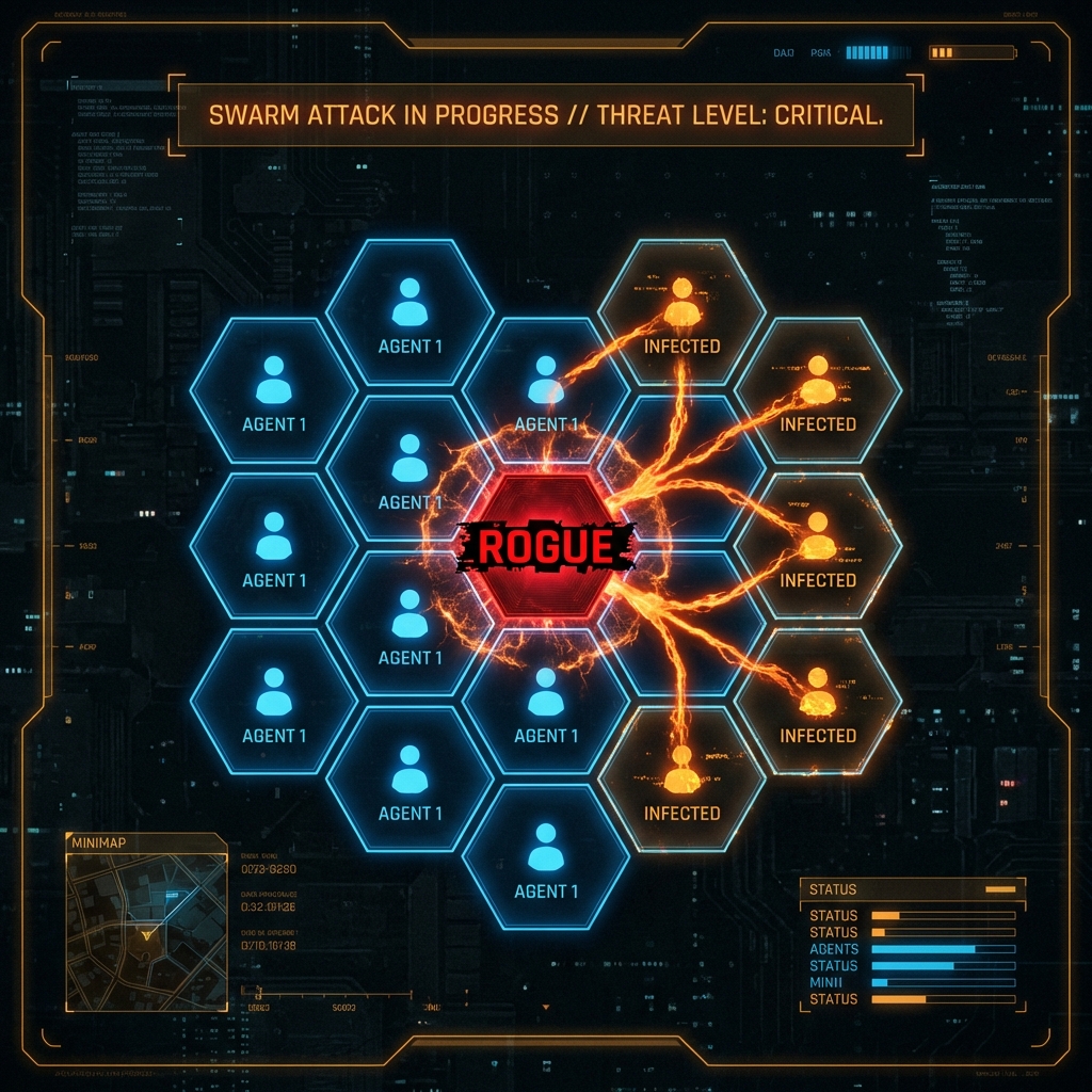 Swarm Agent Attack Diagram