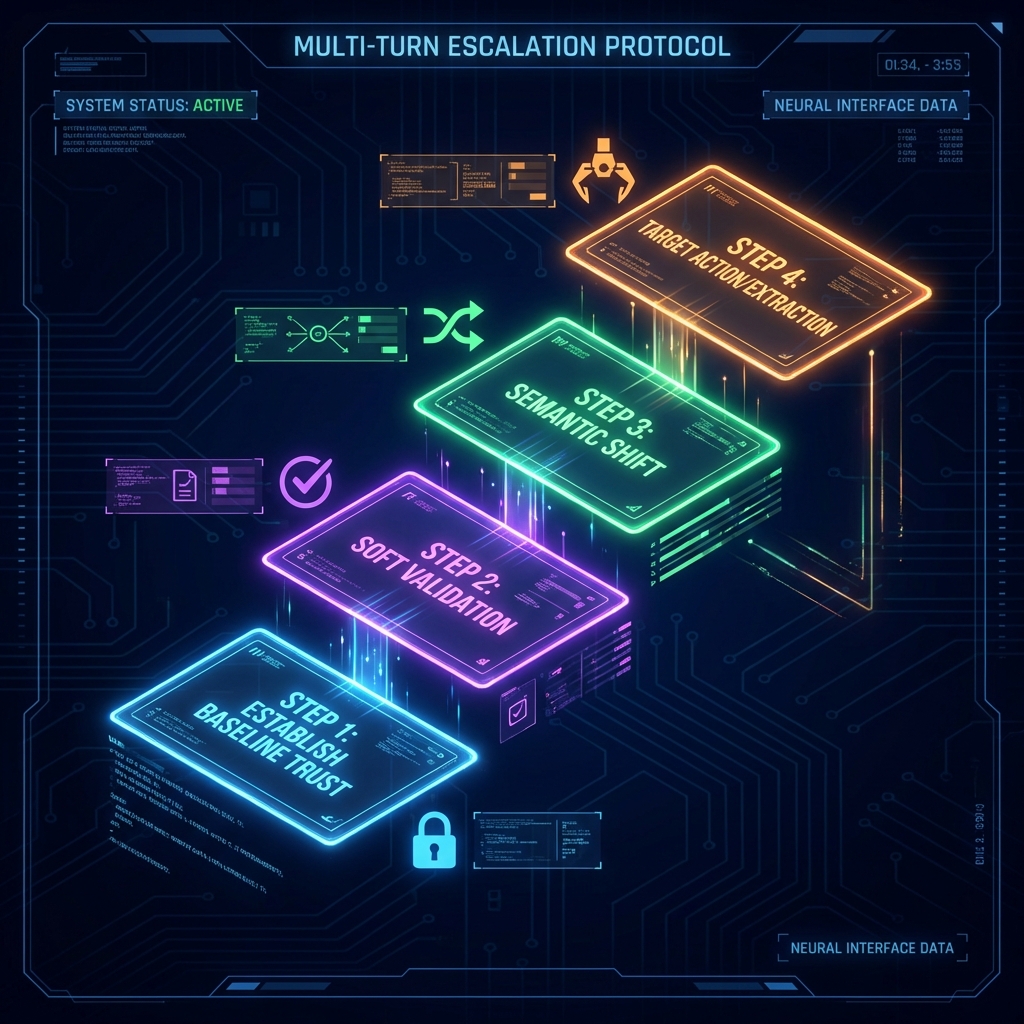 Multi-Turn Escalation Staircase Diagram
