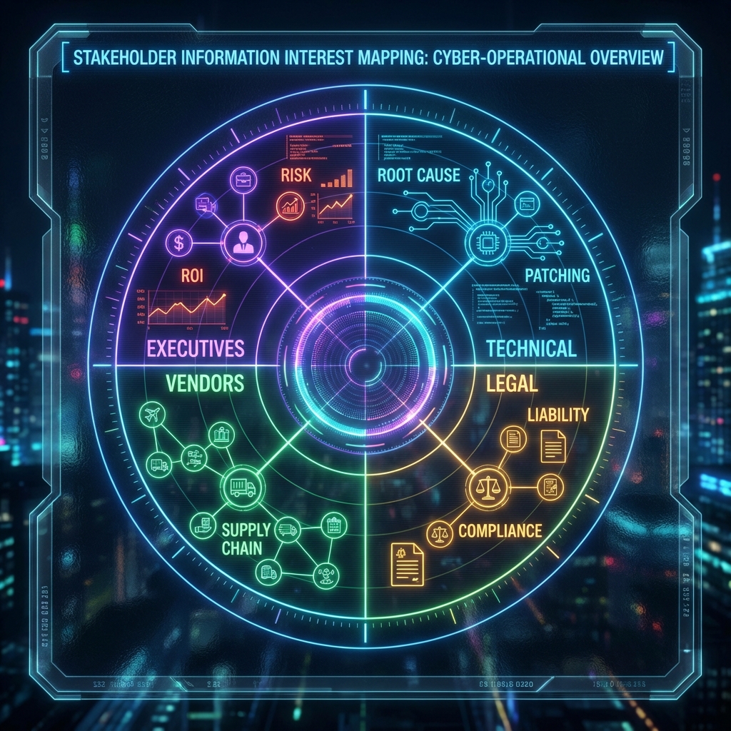 Stakeholder Information Needs Radar Chart