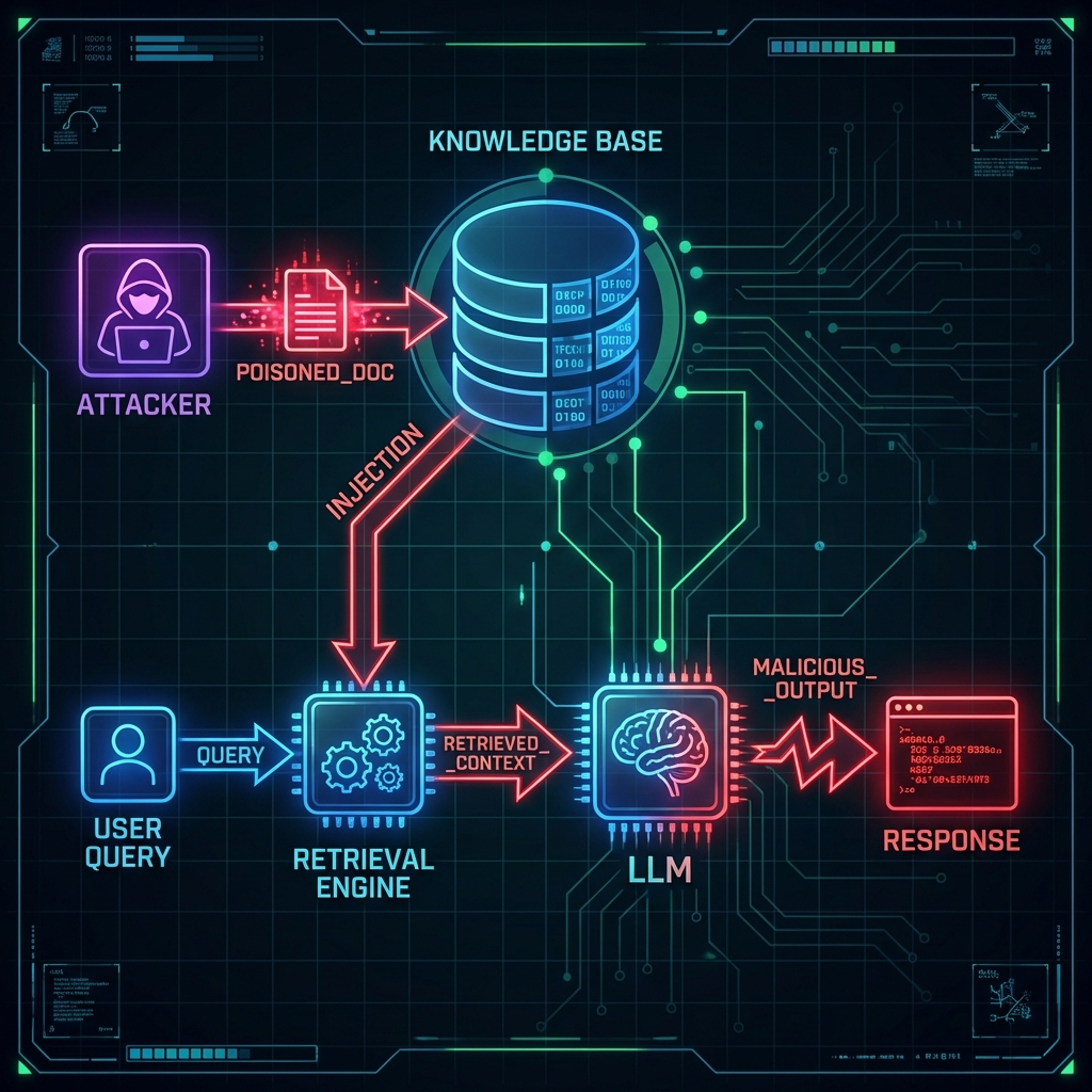Context Poisoning via RAG Diagram