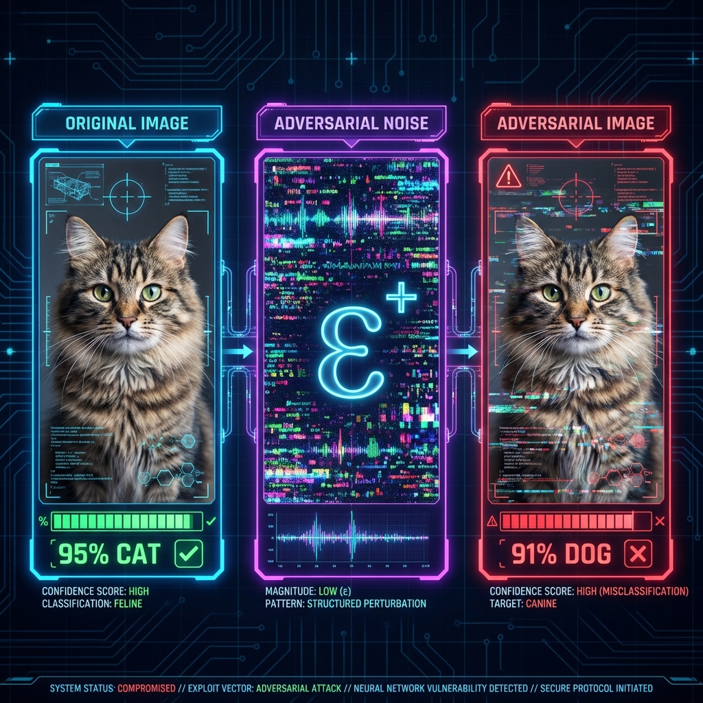 Adversarial Perturbation Comparison (Cat to Dog)